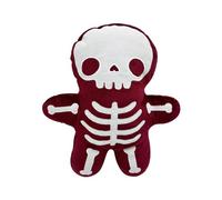 Dorugage Skeleton Plush | Cute Red Skull Plushie Animal Stuffed Doll Toy Pillow,25cm/9.8inch Colorful Skull Stuffed Animal, Halloween Skeleton Decoration for Kids Adults, Bedroom Living Room