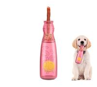 Dorugage Water Bottle Dog Toy - Squeaky Dog Toy Bottle with Tennis Ball Inside,Interactive Puppy Training Chewers for Stimulation Enrichment Teeth Cleaning Entertainment Boredom Relief Fetch Play