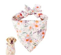 DORUI 1 Pcs Dog Bandanas, Washable Premium Durable Fabric, Unique Design, Cute and Comfortable, Adjustable Scarf for for Small, Medium, and Large Dogs, Holiday,Birthday Gift(Large)