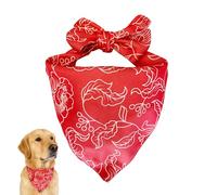DORUI 1 Pcs Dog Bandanas, Washable Premium Durable Fabric, Unique Design, Cute and Comfortable, Adjustable Scarf for for Small, Medium, and Large Dogs, Holiday,Birthday Gift(Large)