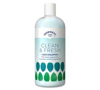 DORWEST Clean & Fresh Shampoo for Dogs, 500ml, All-Natural Pet Shampoo - Sensitive Aloe Vera Formula with Lemongrass, Eucalyptus & Black Peppermint to Deter Parasites, Cream, (CF500)