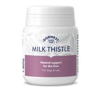 Dorwest Milk Thistle Tablets for Dogs and Cats, 100 Tablets, Supports Liver Function, Antioxidant for Dogs, Immune System Heath, Natural Sup