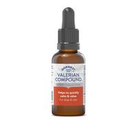 Dorwest Valerian Compound for Dogs and Cats, 30ml, Quick acting Dog Calming Liquid Drops - Valerian for Dogs, Non-Drowsy