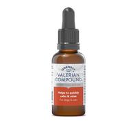 Dorwest Valerian Compound for Dogs and Cats, 30ml, Quick acting Dog Calming Liquid Drops - Valerian for Dogs, Non-Drowsy