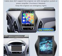 Dorwioll Car Radio For Hy-undai Tucson 2010-2015 Radio Stereo Upgrade Carplay Android Auto 9.7 Inch Touch Screen With WiFi SWC DSP Bluetooth Backup Camera(Color:WIFI 1+32G)