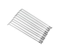 DoRysk 20 Pieces/Lot 9G Diameter 3.5 mm x 100-240 mm Motorcycle Spokes 304 Stainless Steel E-Bike Wheel (3.5 mm x 125 mm)