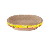 DoRysk Cat Scratching Board Protect Furniture Grinding Claw Toys Oval Corrugated Paper Wear-resistant Cat Nest Cat Supplies Cat Bed