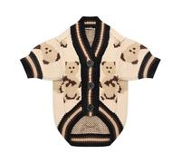 DoRysk Dog Clothes For Small Dogs Winter Warm Dog Sweater Chihuahua French Bulldog Clothing Pet Items Knitted Cardigan Sweater(Red,S)
