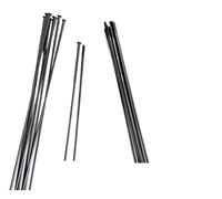 DoRysk Straight Pull Bike Spoke 20pcs FG14 (2.0 mm) Stainless Steel Black 250-306 mm Light (293 mm)