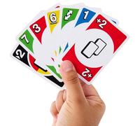 DOS Second Edition Family Card Game with Updated Rules for Kids and Adults, Game Night, Travel, Camping and Party, UNO Cards, HNN01