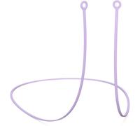 Dosanjh Earplug Lanyard, Soft Durable Flexible Premium Silicone Cord | Works with Most Earplugs w/Removable Tips Compatible with Everyday, Loop Quiet/Engage/Experience, Vibes and More (Purple)
