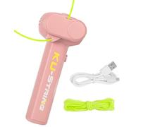 Dosanjh String Rope Launcher Outdoor Toy Viral, Fidget Toy, Glow in The Dark Toy Perfect for Kids & Adults (Pink)