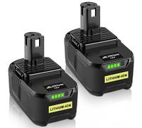 Dosctt 2 x 18V 5.0Ah P108 Replacement Battery for Ryobi 18V P108 RB18L25 RB18L13 RB18L50 RB18L40 P102 P103 P104 P105 P106 P107