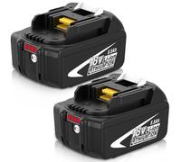 Dosctt 2X 18V 5500mAh BL1850 Battery Compatible for Makita 18V 5500mAh BL1850B BL1860B BL1840 BL1845 BL1840B BL1830 with LED Indicator