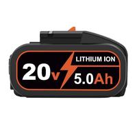 Dosctt 5000mAh WA3645 Replacement battery for Worx battery 20V WA3553 WA3556 WA3641 WA3605 WA3551 WA3572 WA3644 WA3645 WA3648