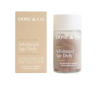 Dose & Co Advanced Age Defy Capsules - 30 Capsules | Astareal® Collagen + Vitamins B3, A, C, E, Selenium, Zinc & CoQ10 | Supports Skin Hydration, Elasticity & Firmness | Vegan, Gluten-Free Supplement