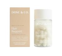 Dose & Co Biotin Hair Support Capsules with AnaGain™ | 30 Capsules | Bamboo Extract, Vitamins E & B6 + Selenium | Supports Healthy Hair Growth, Strength & Reduced Shedding | Vegan & Non-GMO