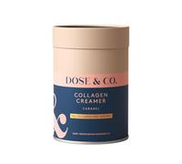 Dose & Co Caramel Collagen Creamer - 340g | Peptiplus® Hydrolysed Collagen for Skin, Hair & Nails | 13g Protein per Serving | Smooth Coffee Creamer | Gluten Free, Non-GMO