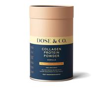 Dose & Co Collagen Protein Powder - Vanilla, 420g | Bovine Hydrolysed Type I & III Collagen Peptides with 20g Whey Protein per Serving | Hair, Skin, Nails & Muscle Support | Halal, Gluten Free