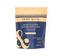 Dose & Co Marine Collagen Beauty Elixir Powder 180g - Mango & Lychee | 5,000mg Marine Collagen Peptides, Hyaluronic Acid & Beauty Vitamins | Supports Skin Elasticity, Firmness & Hydration