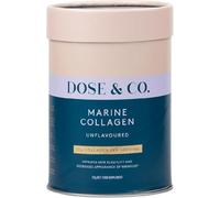 Dose & Co Marine Collagen Peptides with Vitamin C, Unflavoured - 221g Powder Supplement