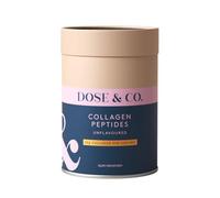 Dose & Co Pure Collagen Peptides Powder - Unflavoured, 283g | Bovine Collagen Peptides Type I & III (Peptiplus®) | 12g Protein per Serving | Skin Hair & Nails Support | Halal Keto Friendly