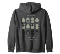 Dose Makes the Difference | Pharmacology | Toxicology Zip Hoodie