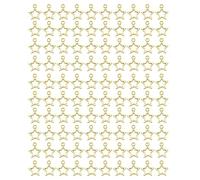 DOSERTY 100 Pcs Five-Pointed Star Pendants Hollow Star Tags Alloy Earrings Clip Jewelry Necklace Pendant Accessories Tassels Pendants For Jewelry Making