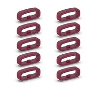 DOSERTY 10pcs Watch Strap Retainer Wristwatch Band Holder Silicone Fastener Keeper Replacement 18mm / 20mm / 22mm Belt-Loop
