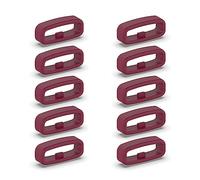 DOSERTY 10pcs Watch Strap Retainer Wristwatch Band Holder Silicone Fastener Keeper Replacement 18mm / 20mm / 22mm Belt-Loop