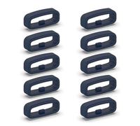 DOSERTY 10pcs Watch Strap Retainer Wristwatch Band Holder Silicone Fastener Keeper Replacement 18mm / 20mm / 22mm Belt-Loop