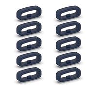 DOSERTY 10pcs Watch Strap Retainer Wristwatch Band Holder Silicone Fastener Keeper Replacement 18mm / 20mm / 22mm Belt-Loop