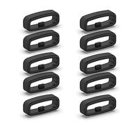 DOSERTY 10pcs Watch Strap Retainer Wristwatch Band Holder Silicone Fastener Keeper Replacement 18mm / 20mm / 22mm Belt-Loop