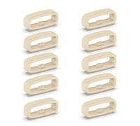 DOSERTY 10pcs Watch Strap Retainer Wristwatch Band Holder Silicone Fastener Keeper Replacement 18mm / 20mm / 22mm Belt-Loop