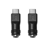 DOSERTY 2/1Pieces Type C USB To DC5.5x2.1mm Female Adapter USB C Power Adapter For Efficient Device Charging Power Conversion Type