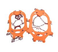 DOSERTY 24 Spikes Crampons Ice Cleats Studs Antislip Snow Ice Grip Overshoe Footwear Traction Walk Traction For Climbing Skiing Ice Grip Crampons