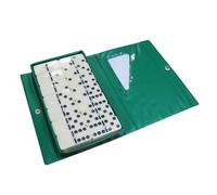 DOSERTY 28 Pcs Dominoes Set Square Dominoes Board Games With Storage Case Table Game Block Dominoes Toy For Adults Family Kids Travel Table Game Dominoes Toy Chess Games