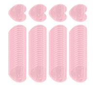 DOSERTY 300pcs Stylish Love Heart Shaped Jewelry Pouches Colorful Sealing Bags for Birthday Party and Wedding Gifts Packaging Resealable Bags