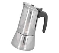 DOSERTY 430 Nonrust Steel Coffee Pots 2/4 Cups Food Grade Stovetop Espressos Maker For Home Office Camping Sturdy Easy To Cleaning Easy Cleaning Italian Coffee Maker