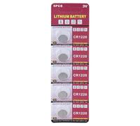 DOSERTY 5Pcs CR1220 Lithium Button Cell 3V CR1220 Batteries For Electronic Devices Instrument Digital Equipment Applications