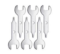 DOSERTY 6/10Pieces Collet Wrench Stainless Steel Collet Wrenches for Engraving Machine Equipment Tool Nut Spanner Wrench for Electric Grinder