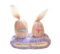 DOSERTY Adorkable Clown Headpiece Prom Birthday Hair Bands Headwear Cartoon Clown With Plaits Hair Colorful Headpiece Cute Headwear For Women