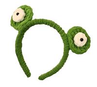 DOSERTY Adorkable Frogs Eyes Headpiece Proms Birthday Hairbands Fun Headwear Frogs Crocheted Festive Hair Headwear Headband Adult