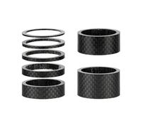 DOSERTY Bike Front Fork Headsets Spacers Headsets Washer Carbon Fibers Bike Spacers Threadless Bicycles Front Stem Fork Stem Washer
