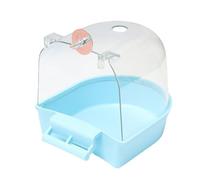 DOSERTY Bird Shower Room Birdcage External Screw Bath Room Parrot Bathtub Birdcage Clear Bathing Tub Budgies Cage Decors Bird Bath Tub