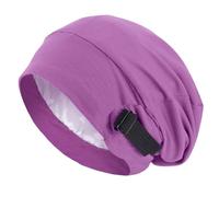 DOSERTY Breathable Stretchy Unisex Hat With Hidden Adjustable Band Soft Fabric For Home Outdoor Activities Flexible Ventilated Skull Hat