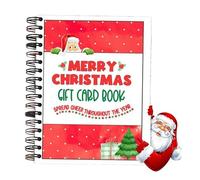 DOSERTY Christmas Themed Gift Cards Organizers Feature Santa Designs Christmas Cards Collection For Memorable Surprises Festival Card Holders