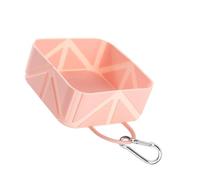 DOSERTY Compact Foldable Dog Feeder 500ml Capacity Space Saving Outdoor Adventures Portable Foldable Puppy Waterer Dog Bowl