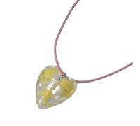 DOSERTY Fashion Trend Loves Pendant Collarbone Chain Temperament Simple Cold Adjustable Color Rope Necklace Loves Pendant Necklace For Women