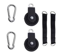 DOSERTY Gym Pulley Wheel Set Power Lifting Pulley For Cable Machine Fitness Attachments 360 Degree Rotations Traction Wheel Gym Cable